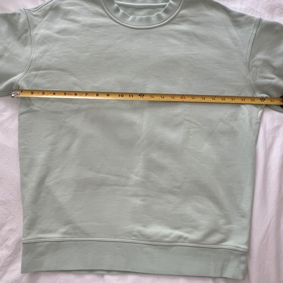Lululemon Perfectly Oversized Crew Sweatshirt Green Size 6 Mint Green - Picture 4 of 5